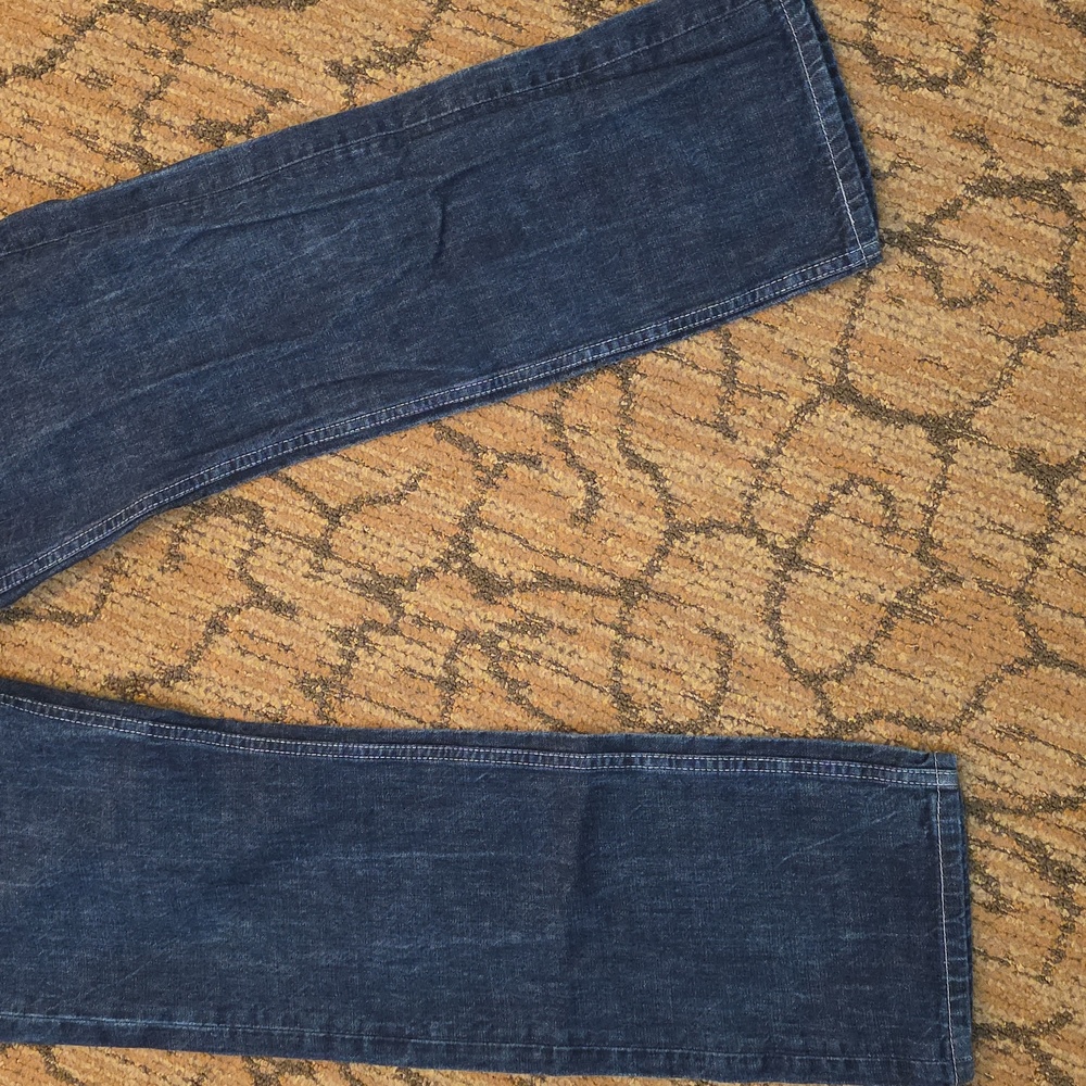 Levi Strauss 559 Jeans Size 34X34 Dark Blue - Picture 3 of 12